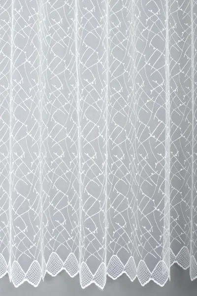 Záclona markizeta, Petra metráž, biela 150 cm