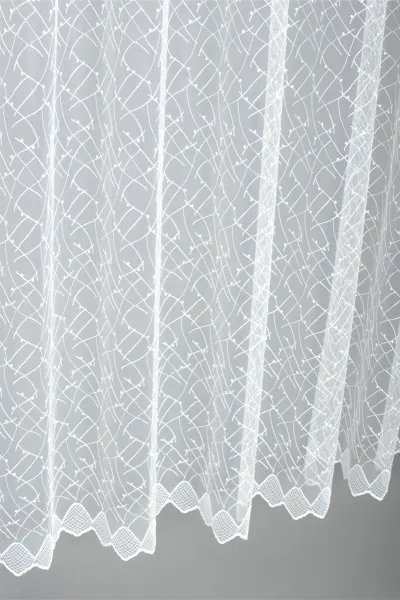 Záclona markizeta, Petra metráž, biela 150 cm