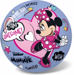 MADE - Lopta Disney Minnie ružová, fialová, 14 cm