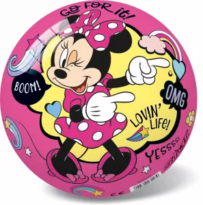 MADE - Lopta Disney Minnie ružová, fialová, 14 cm