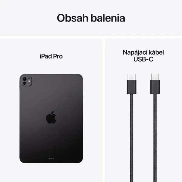 Apple iPad Pro 11" Wi-Fi 2TB štandardné sklo - Kozmický čierny (2024) MVVG3HC/A