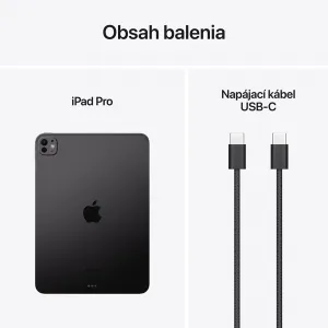 Apple iPad Pro 11" Wi-Fi 2TB sklo s nanotextúrou - Kozmický čierny (2024) MWR83HC/A
