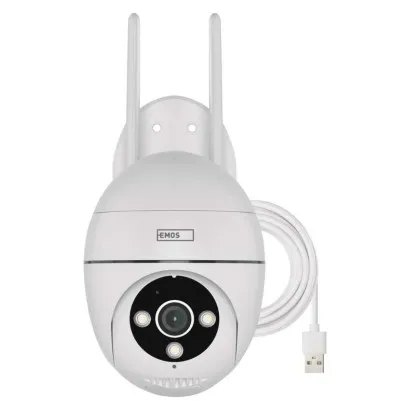 EMOS GoSmart Vonkajšia otočná kamera IP-800 WASP s Wi-Fi, biela