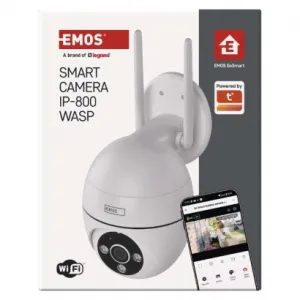 EMOS GoSmart Vonkajšia otočná kamera IP-800 WASP s Wi-Fi, biela