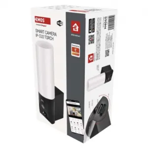 EMOS GoSmart Vonkajšia otočná kamera IP-310 TORCH s Wi-Fi a svetlom, čierna