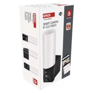 EMOS GoSmart Vonkajšia otočná kamera IP-310 TORCH s Wi-Fi a svetlom, čierna