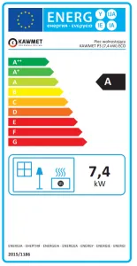 Kawmet P3 (7,4kW) ECO - liatinové kachle