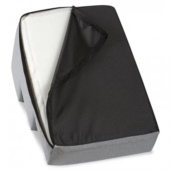 JAKS Trojstupňové schody pre psa alebo mačku antislip šedé