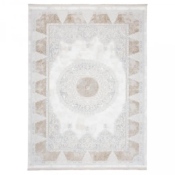 JemnývintagekoberecsbéžovýmiornamentmiŠírka:80cm|Dĺžka:150cm56546_115383