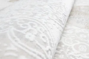 JemnývintagekoberecsbéžovýmiornamentmiŠírka:80cm|Dĺžka:150cm56546_115383