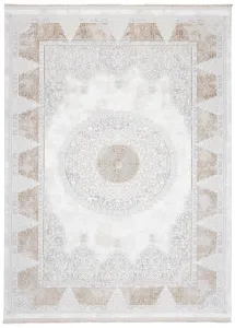 JemnývintagekoberecsbéžovýmiornamentmiŠírka:80cm|Dĺžka:150cm56546_115383