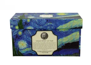 Duo Súprava 2 ks porcelánových hrnčekov Van Gogh STARRY NIGHT 350 ml modrá
