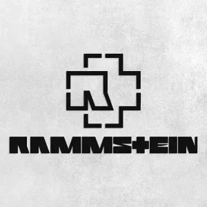 Nalepovacie drevené logo - Rammstein