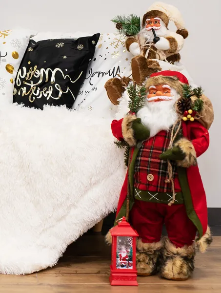 Tutumi Figúrka Santa Clausa a Mikuláša 44 cm biela