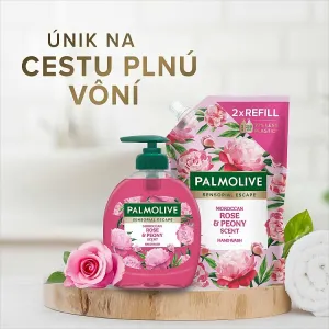 Palmolive Sensorial Escape Moroccan Rose & Peony tekuté mydlo na ruky náhradná náplň 500 ml