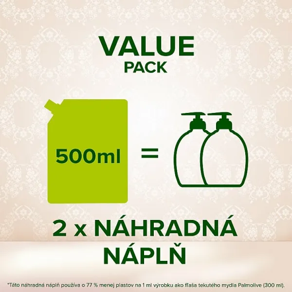 Palmolive Sensorial Escape Moroccan Rose & Peony tekuté mydlo na ruky náhradná náplň 500 ml