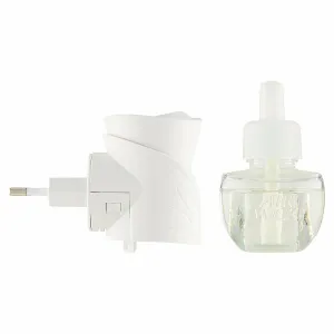 Air Wick Essential Oils Elektrický osviežovač vzduchu strojček a náplň ružový sekt a maliny 19 ml
