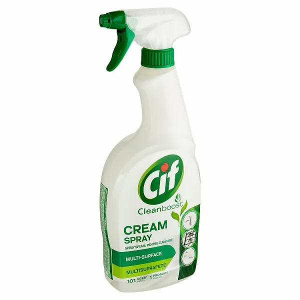 Cif Cleanboost Cream Spray Original krémová čistiaca pena 700 ml