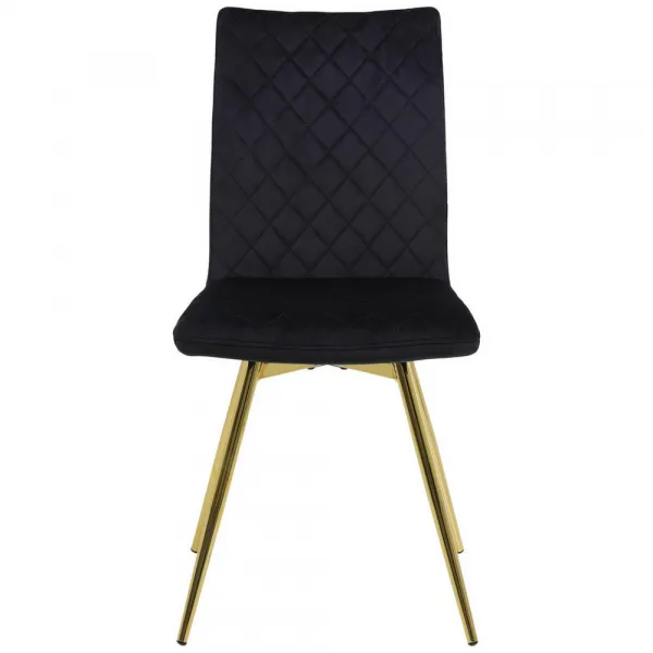 Stuhl Selena S in Schwarz/Gold