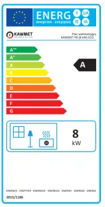Kawmet P9 (8kW) ECO - liatinové kachle