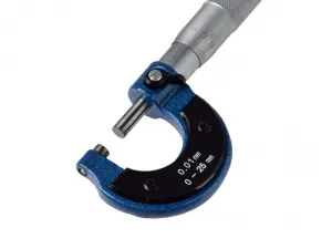 Geko Analógový vonkajší mikrometer s noniusom 0-25 mm 0,01 mm