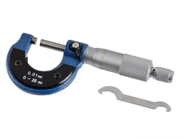 Geko Analógový vonkajší mikrometer s noniusom 0-25 mm 0,01 mm