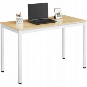 Súprava obdĺžnikový stôl TESSA 120x60 dub + 4 stoličky OSAKA biela