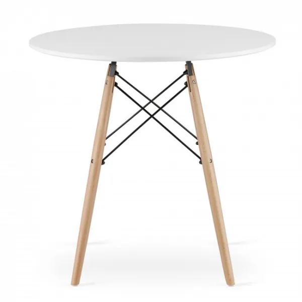 Okrúhly stôl TODI 80 cm - biely 9403 20 80 00