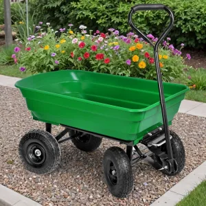Prepravný vozík GARTEN so sklápačom zelený