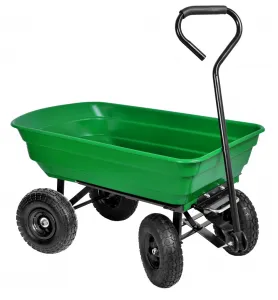 Prepravný vozík GARTEN so sklápačom zelený