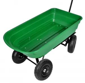 Prepravný vozík GARTEN so sklápačom zelený