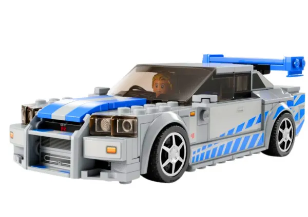 LEGO SPEED CHAMPIONS Fast & Furious Nissan Skyline GT-R (R34) 319 dielikov 76917 kociek