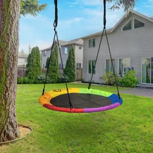 Záhradná hojdačka bocianie hniezdo 100cm Viacfarebné