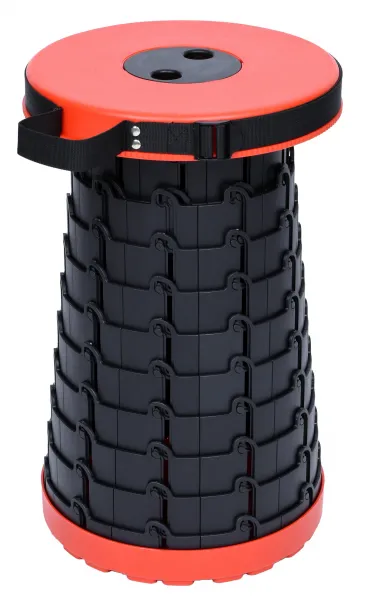 Prenosná stolička skladacia stolička červená/čierna Situp