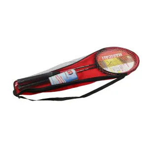 MaDe Kovová Badminton zostava - modrá, červená