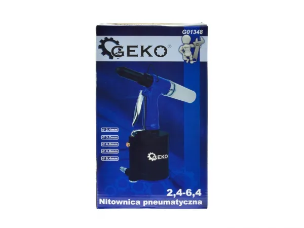Geko Pneumatické nitovacie kliešte 2,4-6,4 mm