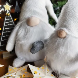 Tutumi Vianočný škriatok ELF 068 - 50 cm biely