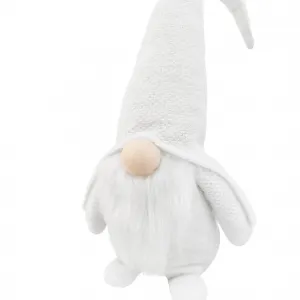 Tutumi Vianočný škriatok ELF 068 - 50 cm biely