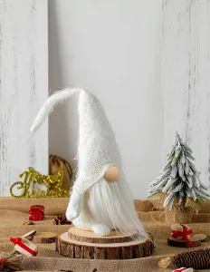 Tutumi Vianočný škriatok ELF 068 - 50 cm biely