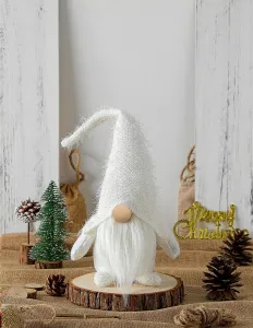 Tutumi Vianočný škriatok ELF 068 - 50 cm biely