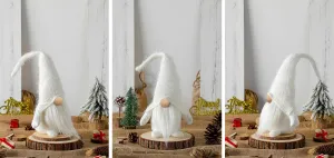 Tutumi Vianočný škriatok ELF 068 - 50 cm biely