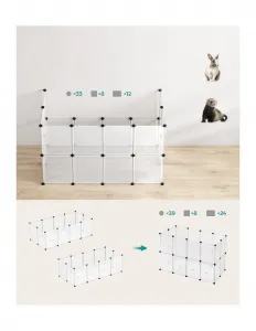 Modulárna ohrádka pre malé domáce zvieratá LPC02W