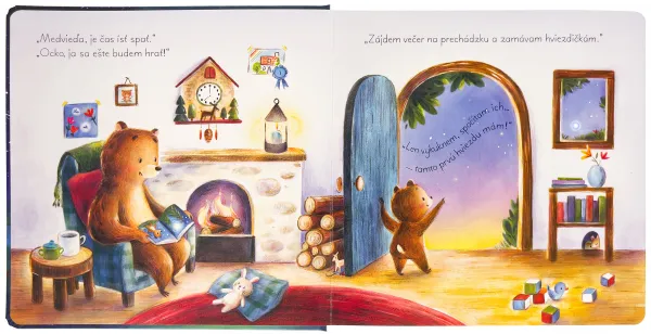 Žiarivá kniha na dobrú noc