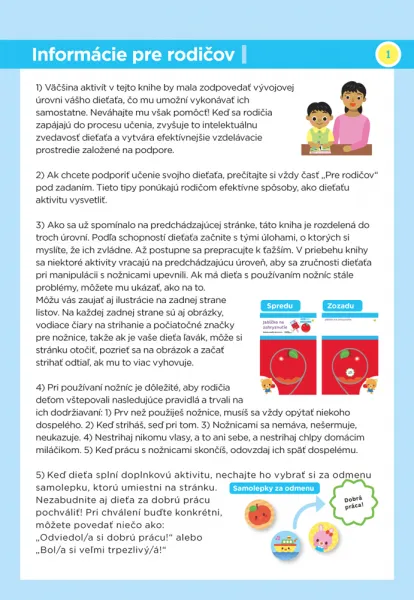 Moja prvá kniha aktivít Strihanie