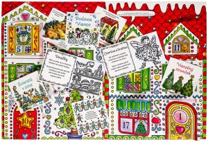 Kúzelné maľovanie vodou Adventný kalendár