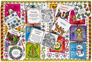 Kúzelné maľovanie vodou Adventný kalendár