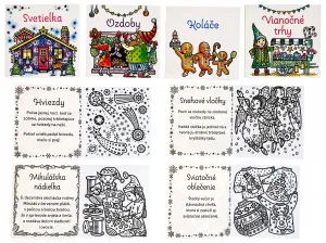 Kúzelné maľovanie vodou Adventný kalendár