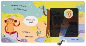 Dobrú noc, opička! Kniha s kúzelnou baterkou