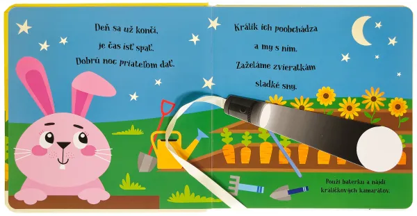 Dobrú noc, králiček! Kniha s kúzelnou baterkou