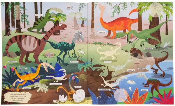 Svet nálepiek Dinosaury